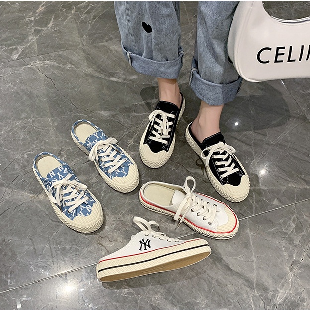 Giày sục thể thao n.y đế cao su độn 4cm - Next Fashion G05