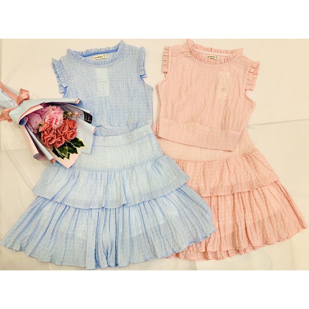 Chân váy xòe tầng GUMAC VB642 | BigBuy360 - bigbuy360.vn