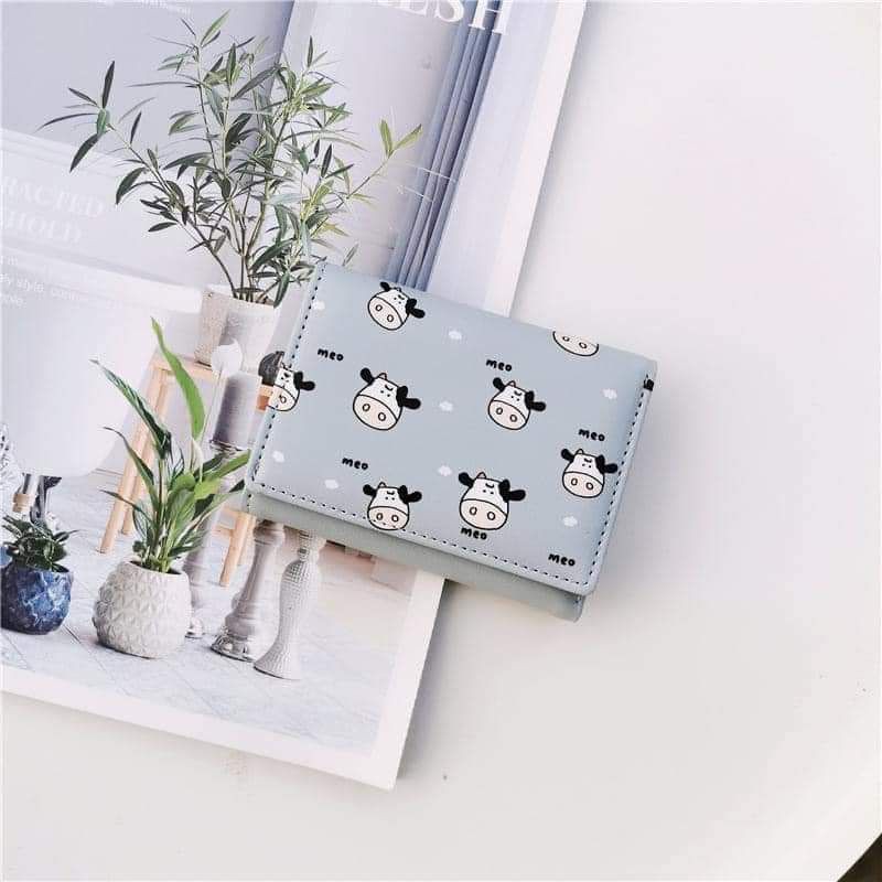 Ví cầm tay sữa bò thiết kế thời trang phong cách hàn quốc