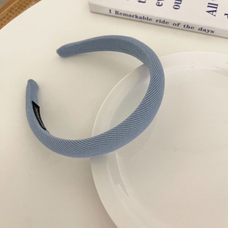 Cài tóc vải màu trơn đơn giản thời trang