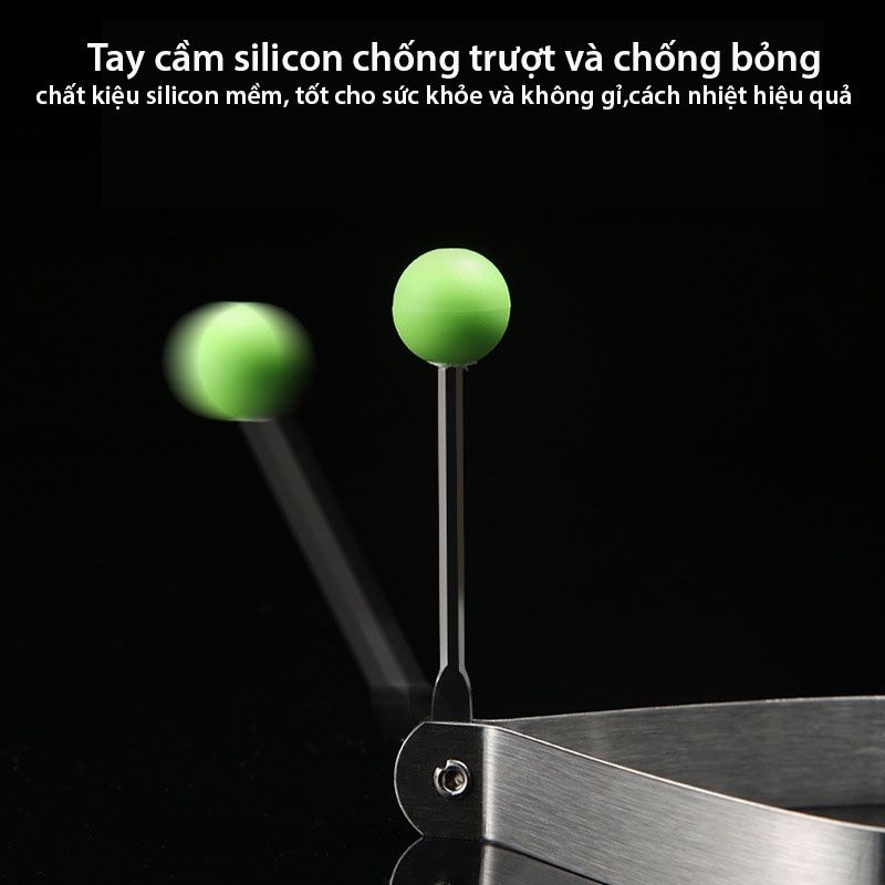 Khuôn rán trứng ốp la, chiên ốp la loại inox cao cấp, nhiều mẫu lựa chọn - LOKING