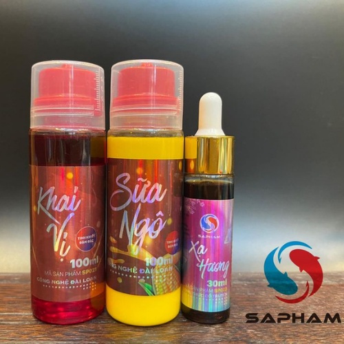 Combo Khai vị , Sữa ngô, Xạ Hương Chuyên dùng cầu cá Trắm , Chép , Trôi Sapham