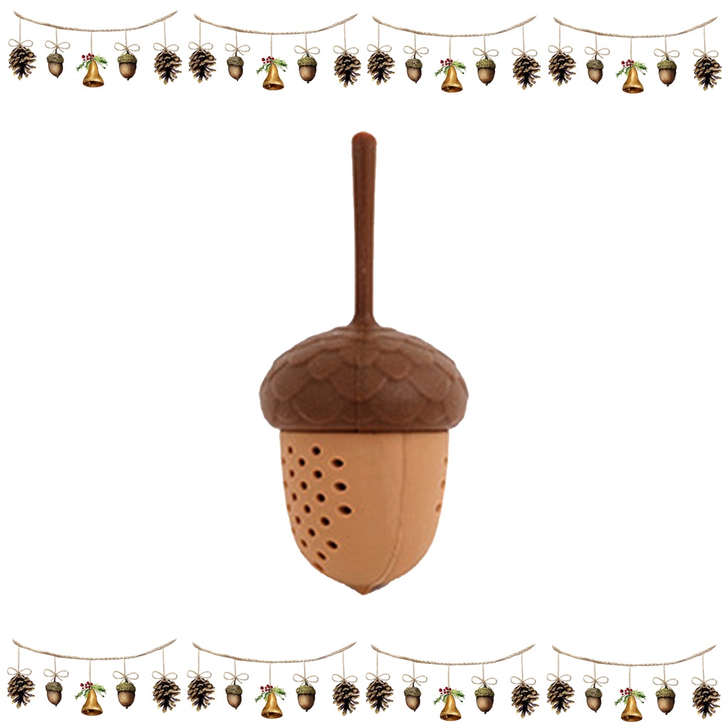 [proflyVN]1 pcs Tea Infuser Silicone Acorn Strainer, Acorn Loose Leaf Filter, Acorn Nut