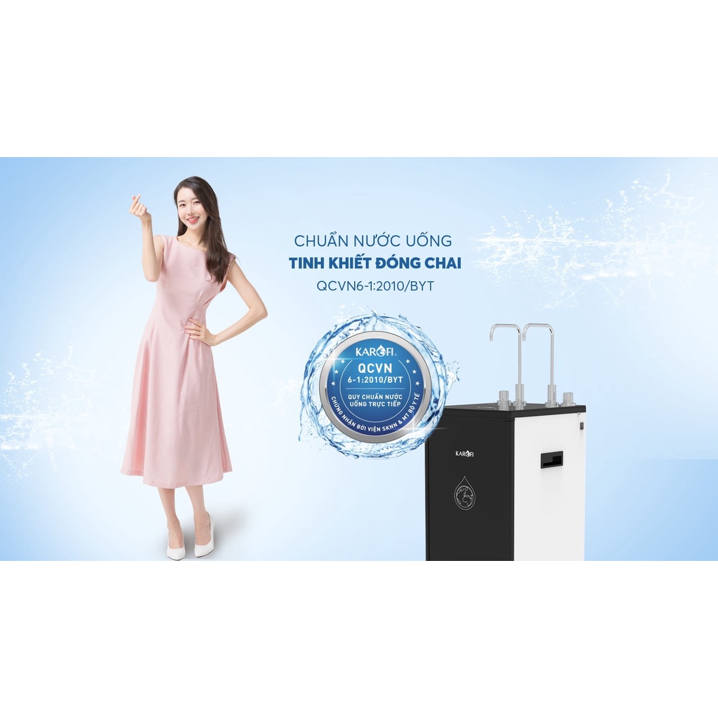 Máy lọc nước nóng nguội Karofi KAH-D10