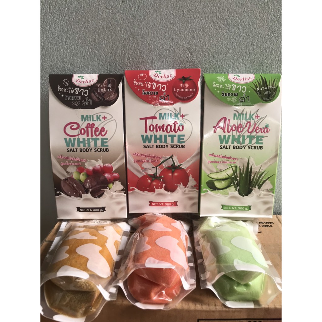 (GIÁ HỦY DIỆT) Muối tắm Derlise Milk + Coffee White 300g