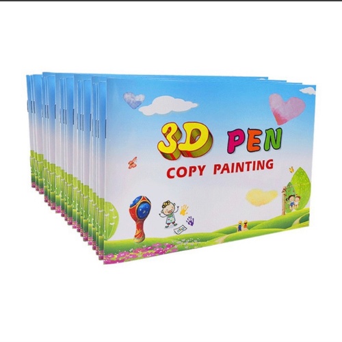 Mực Bút 3D PLA Nhiệt Độ Cao và Sách Mẫu Vẽ 3D
