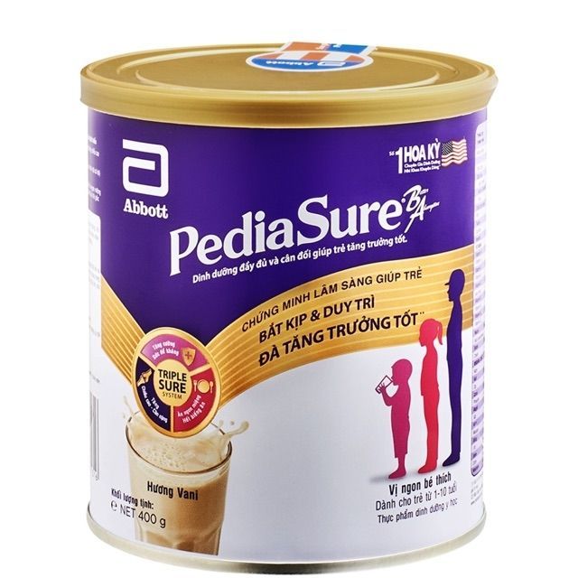 Sữa Pediasure BA 400g ( 1-10 tuổi ) Date 2022