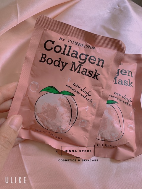 KEM Ủ TRẮNG DA TRÁI ĐÀO COLLAGEN BODY MASK BY FONNFONN | BigBuy360 - bigbuy360.vn