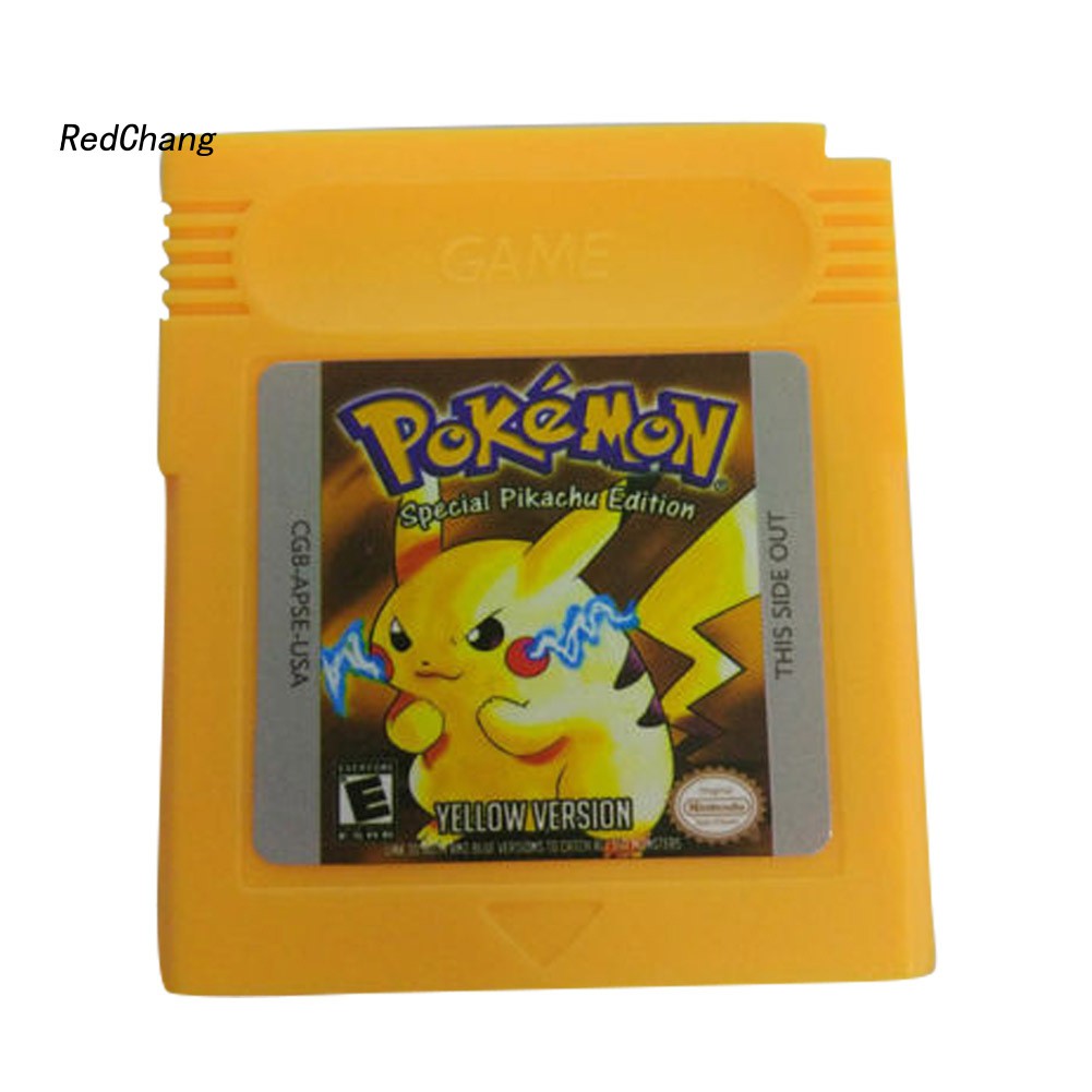 ☆YX☆Game Cards Cartridge for Nintendo Pokemon GBC Game Boy Color Version Console
