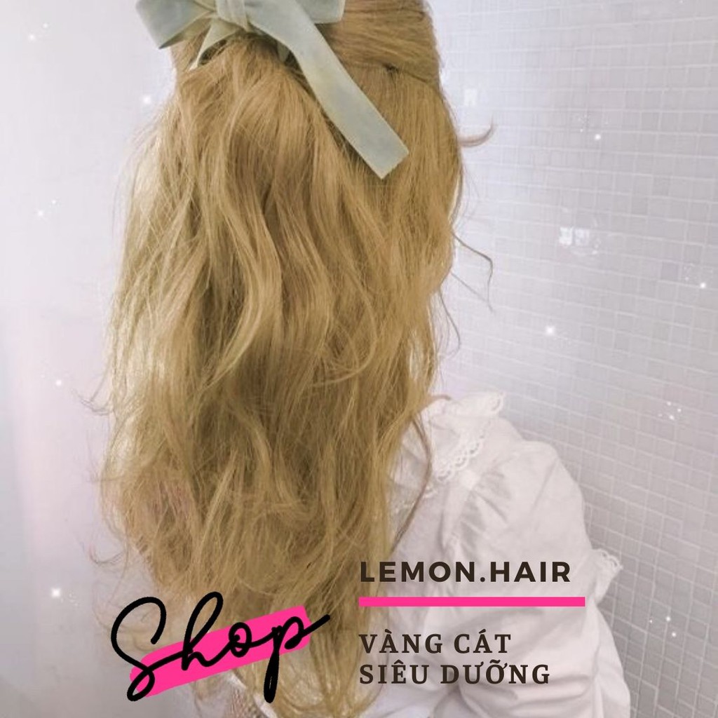 Thuốc nhuộm tóc vàng cát + tặng kèm trợ dưỡng(hàng mới) - lemon.hair