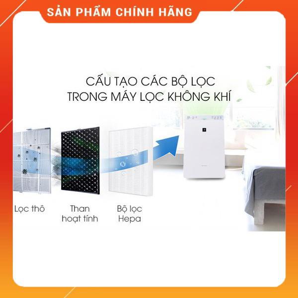 Máy lọc không khí và tạo ẩm Sharp KC-F30EV-W (21m²) [ Hàng chính hãng - Bảo hành 12 tháng ]