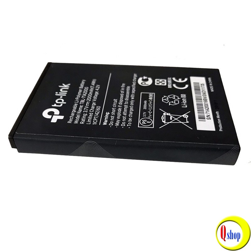 Pin TBL-71A2000 2000mAh dùng cho TP-Link M7350v5.2, M7300v2.1 - Chính hãng