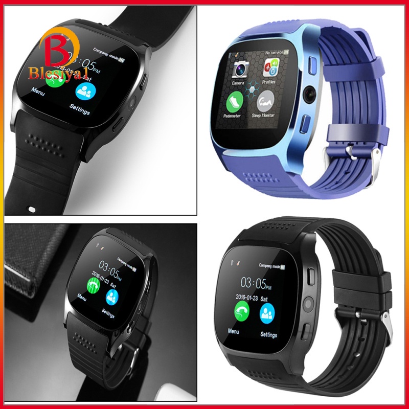 Đồng hồ thông minh trong 24h hỗ trợ SIM và thẻ TF cho Android iOS - màu đen