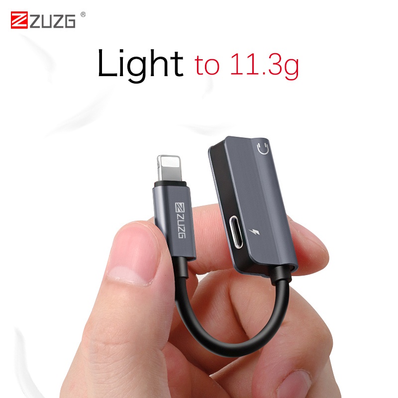 Jack chuyển đổi 2 cổng vừa sạc vừa cắm tai nghe cho ip YL6i ZUZG