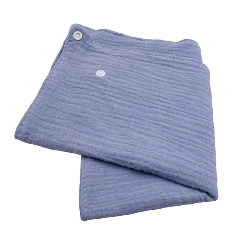 Khăn Yếm Cotton Mềm Mại Có Vòng Nhẫn Đeo Cổ Dành Cho Bé Gặm Nướu