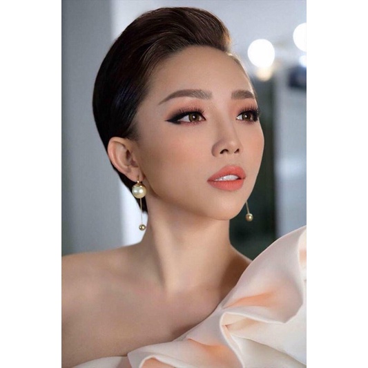 Khuyên tai, bông tai thương hiệu dáng dài đính ngọc cao cấp 🍓