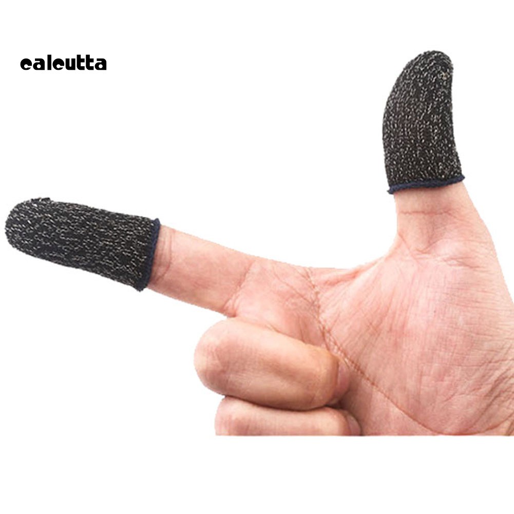 ✡YYS✡Breathable Non-Slip Mobile Phone Game Touch Screen Finger Sleeve Controller