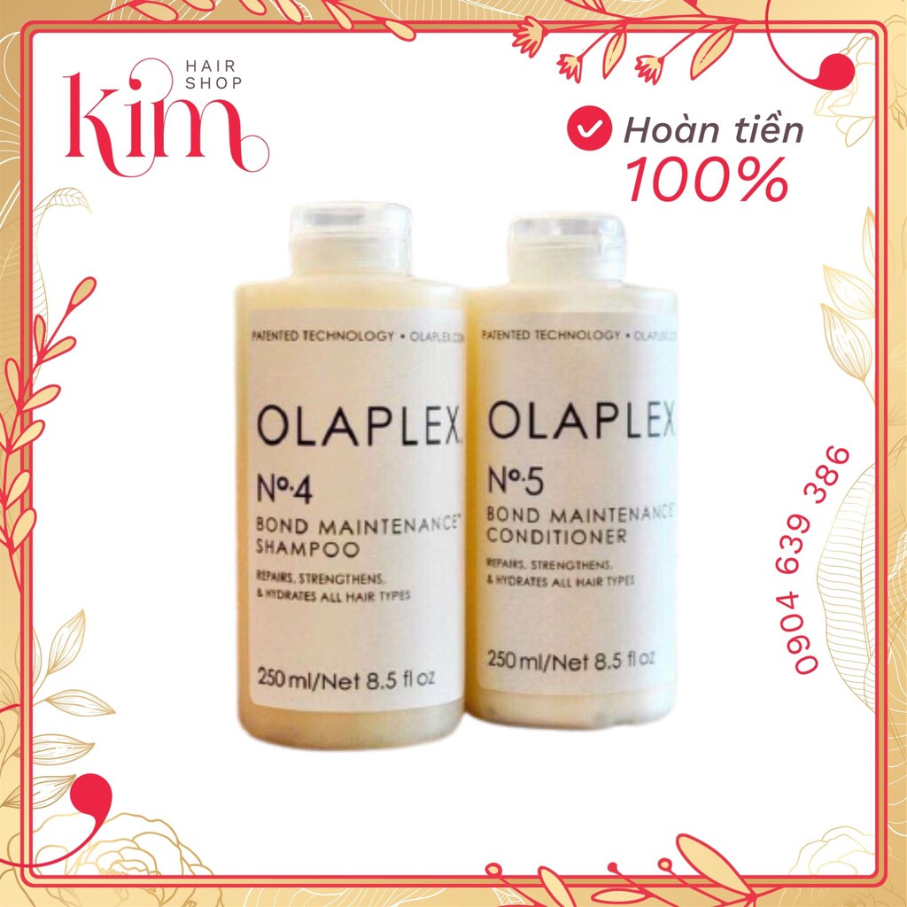 Dầu gội xả OLAPLEX NO.4 NO.5 250 ml
