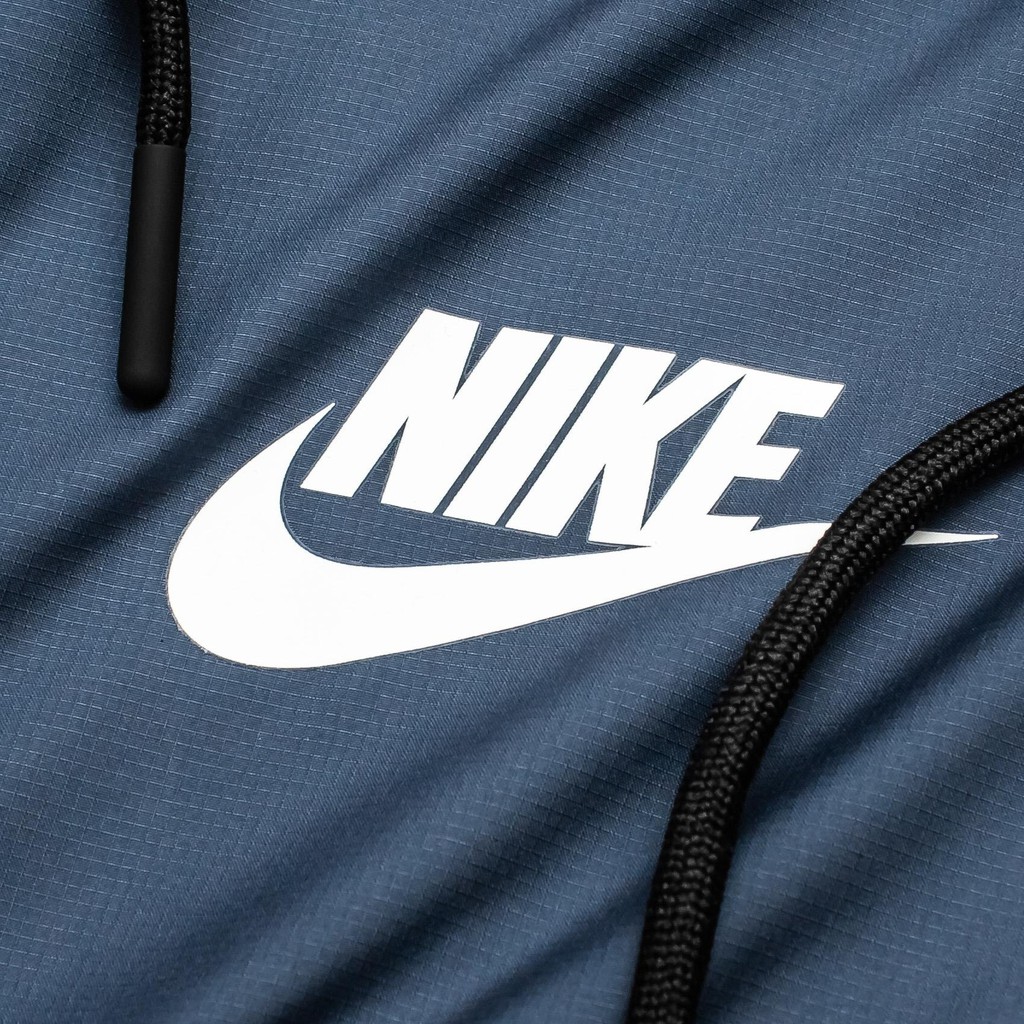 Áo khoác Nike Windrunner Jacket - Đen phối xanh lam