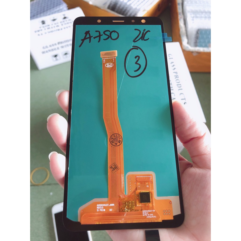Màn Hình Samsung Galaxy A7 2018 / SM-A750G - Màn Hình Nguyên Bộ Oled 2 IC, Màu Đen