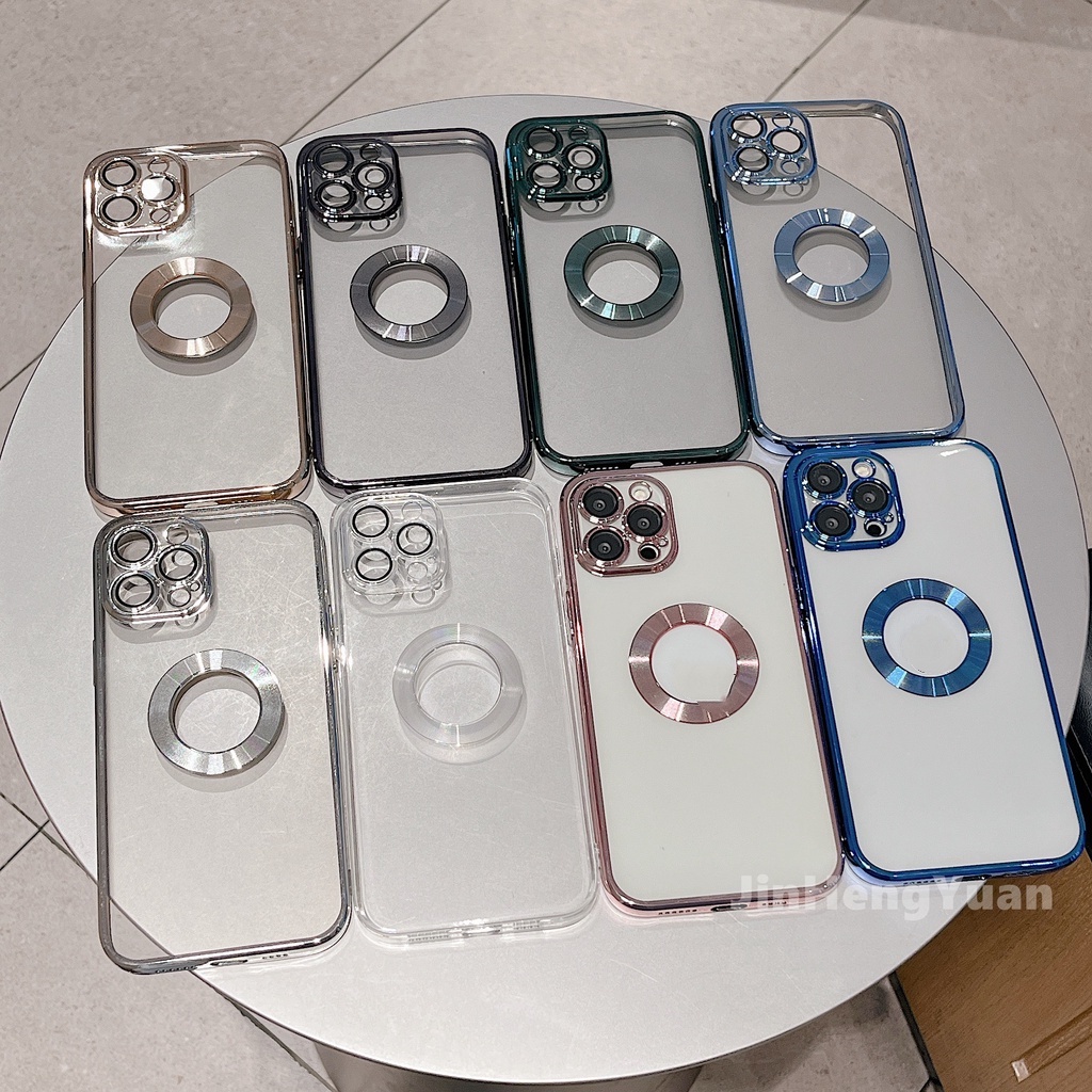 Ốp Điện Thoại Có Miếng Dán Bảo Vệ Camera Dành Cho IPhone 11 12 13 Pro Max 7 8 Plus