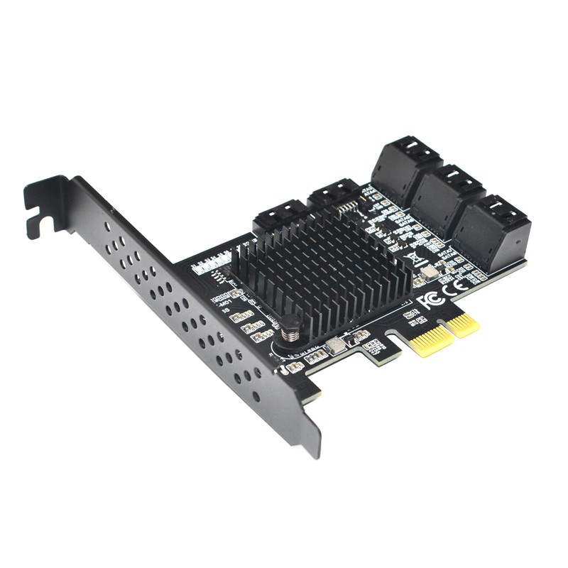 Card Đồ Họa 88se9215 Mở Rộng 8 Cổng 3.0 Sang Pcie Sata 3v Tiện Dụng