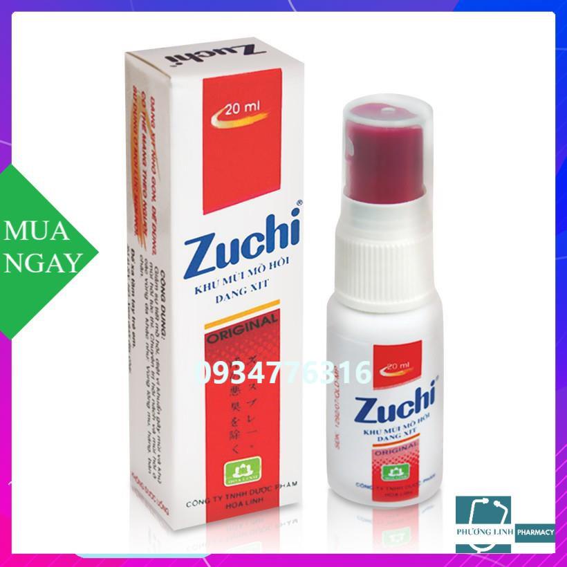 Combo 10 chai Xịt khử mùi Zuchi thảo dược