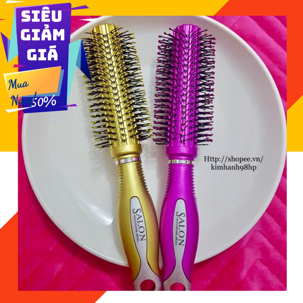 Lược Tròn Cho Tóc Xoăn Salon Pro