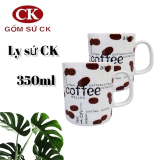 Ly uống nước gốm sứ CK Việt Nam 350ml