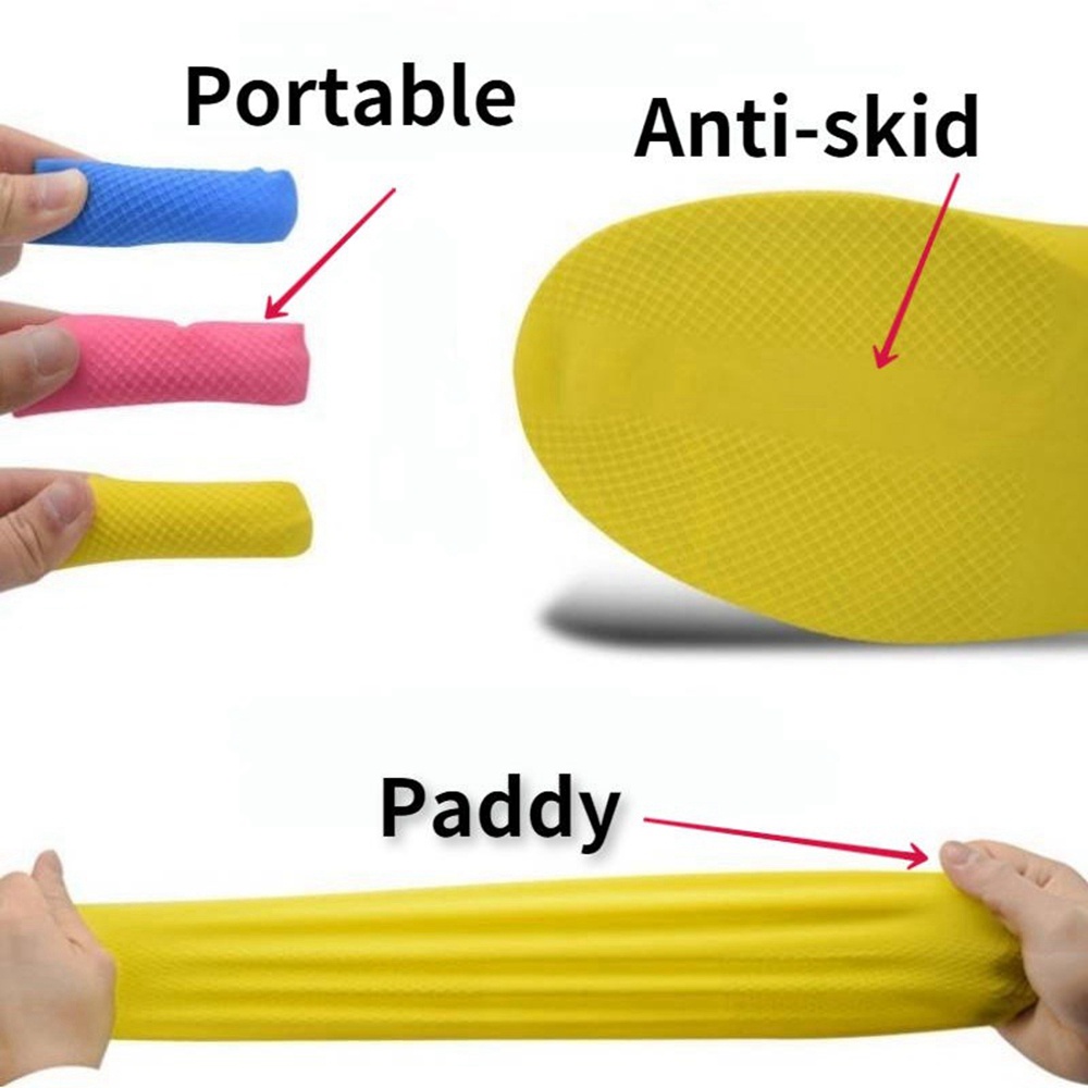 Vỏ Bọc Giày Đi Mưa Bằng Latex Dày Chống Trượt Không Thấm Nước Có Thể Tái Sử Dụng
