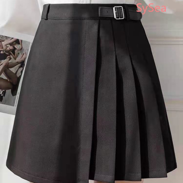 Chân Váy Xếp Ly Lưng Cao Phong Cách Hàn Quốc Cho Nữ