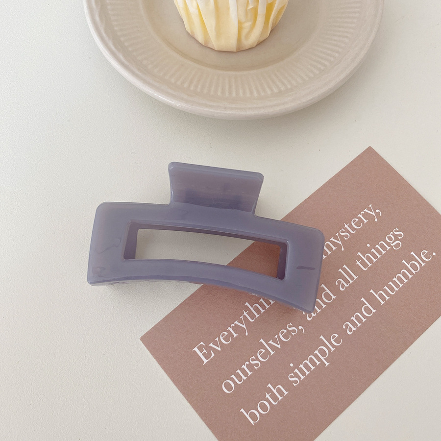 Kẹp tóc đuôi ngựa họa tiết hình học thanh lịch phong cách Hàn Quốc