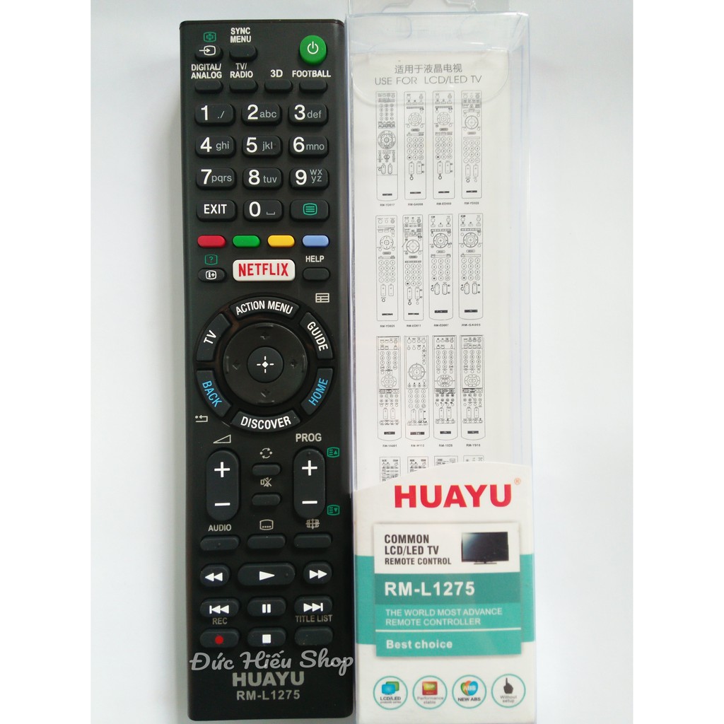 Remote điều khiển  tivi SONY - hàng trong hộp| chuẩn công ty - Đức Hiếu Shop