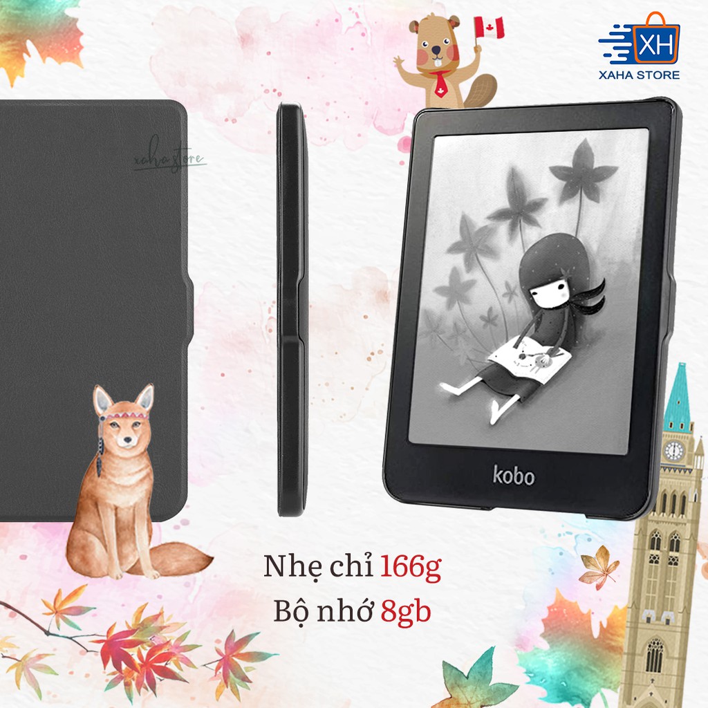 Máy đọc sách Kobo Clara HD - 8GB màu đen - Bảo hành 12 tháng | BigBuy360 - bigbuy360.vn