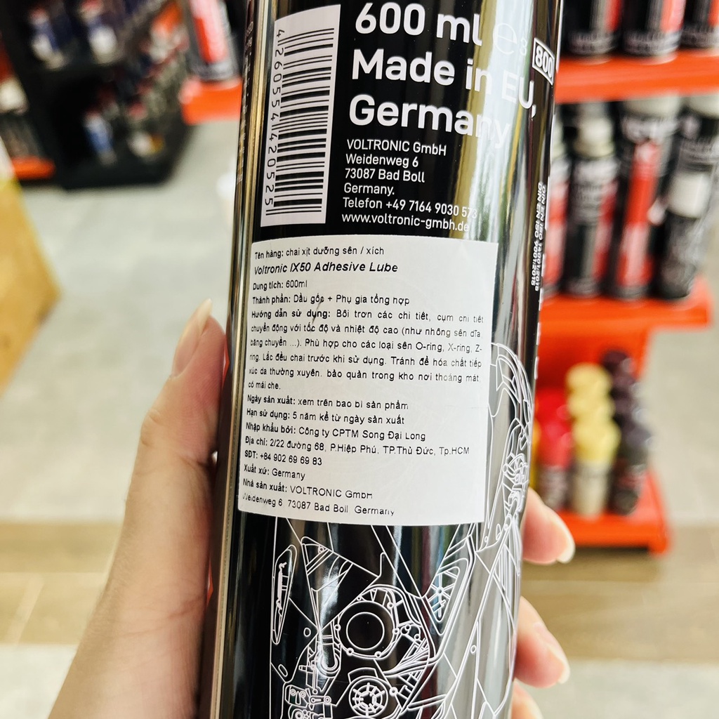 Combo Vệ Sinh Sên Voltronic IX69 800ML Và Dưỡng Sên Voltronic IX50 600ML