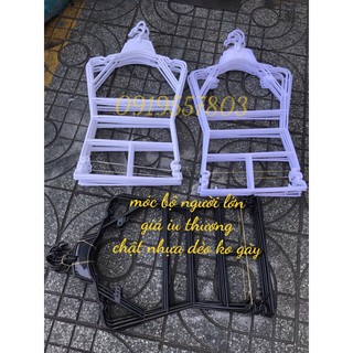 Set 10 cái/ móc nhựa treo nguyên bộ