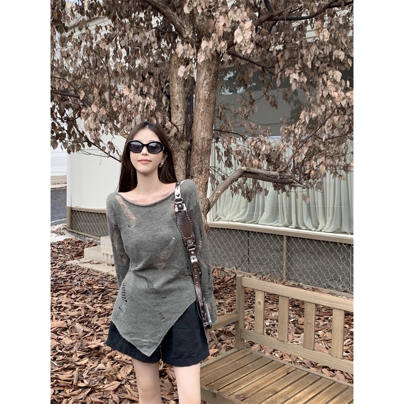 Áo Dệt Kim Thời Trang Hàn Quốc Dành Cho Nữ