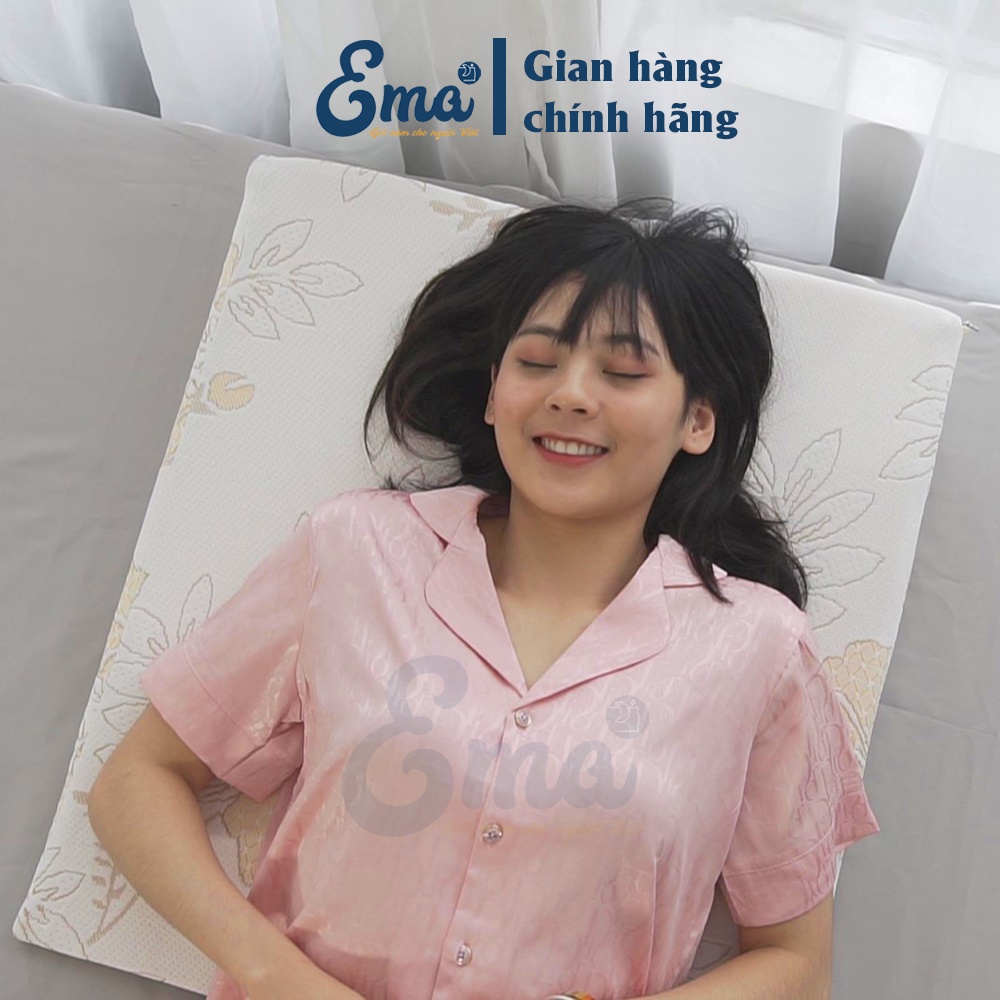 Gối chống trào ngược dạ dày cho người lớn Ema - Giảm trào ngược, suy giãn tĩnh mạch chân, ngủ ngáy, COPD
