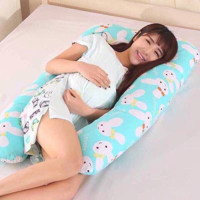 Gối ôm chữ U cho bà bầu