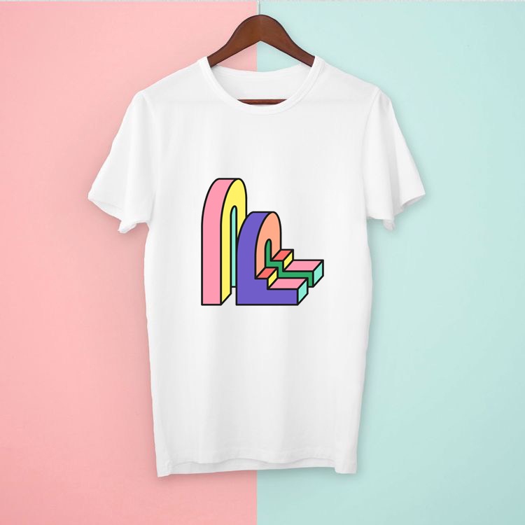 áo thun nam nữ bé trai bé gái  áo phông nam tay ngắn cổ tròn chất cotton co giản hình chữ cái theo tên