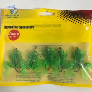 COMBO 5 MỒI LURE Mồi ếch , mồi nhái mềm
