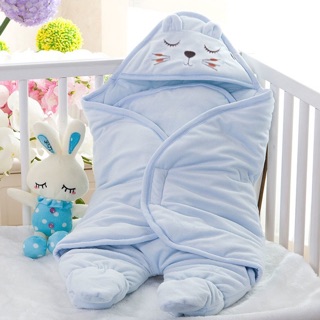 Chăn ủ có chân cho bé siêu ấm áp