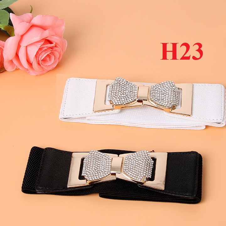 12 mẫu belt - Đai váy co dãn bản to 3cm, 6cm, 7.5cm đủ mã