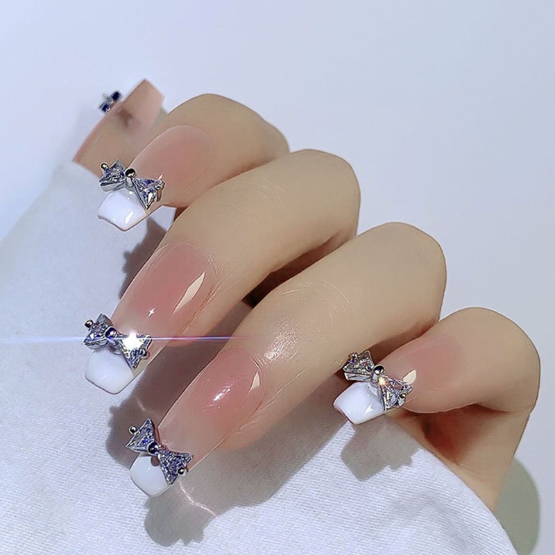 Hộp Phụ Kiện Nơ 3D Đính Trang Trí Móng Tay Nghệ Thuật