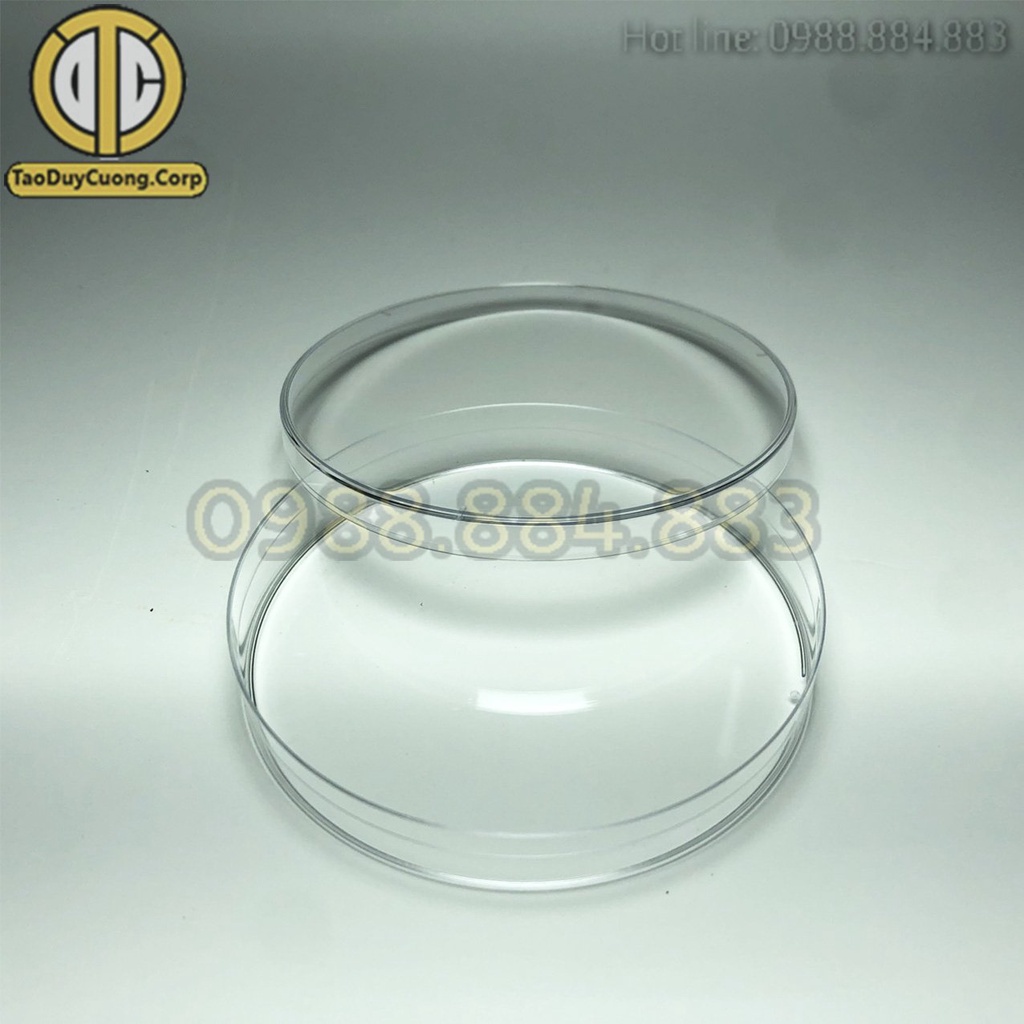Túi 10 Cái - Đĩa Petri Nhựa Tiệt Trùng 90x15mm Dùng Để Nuôi Cấy Tế Bào
