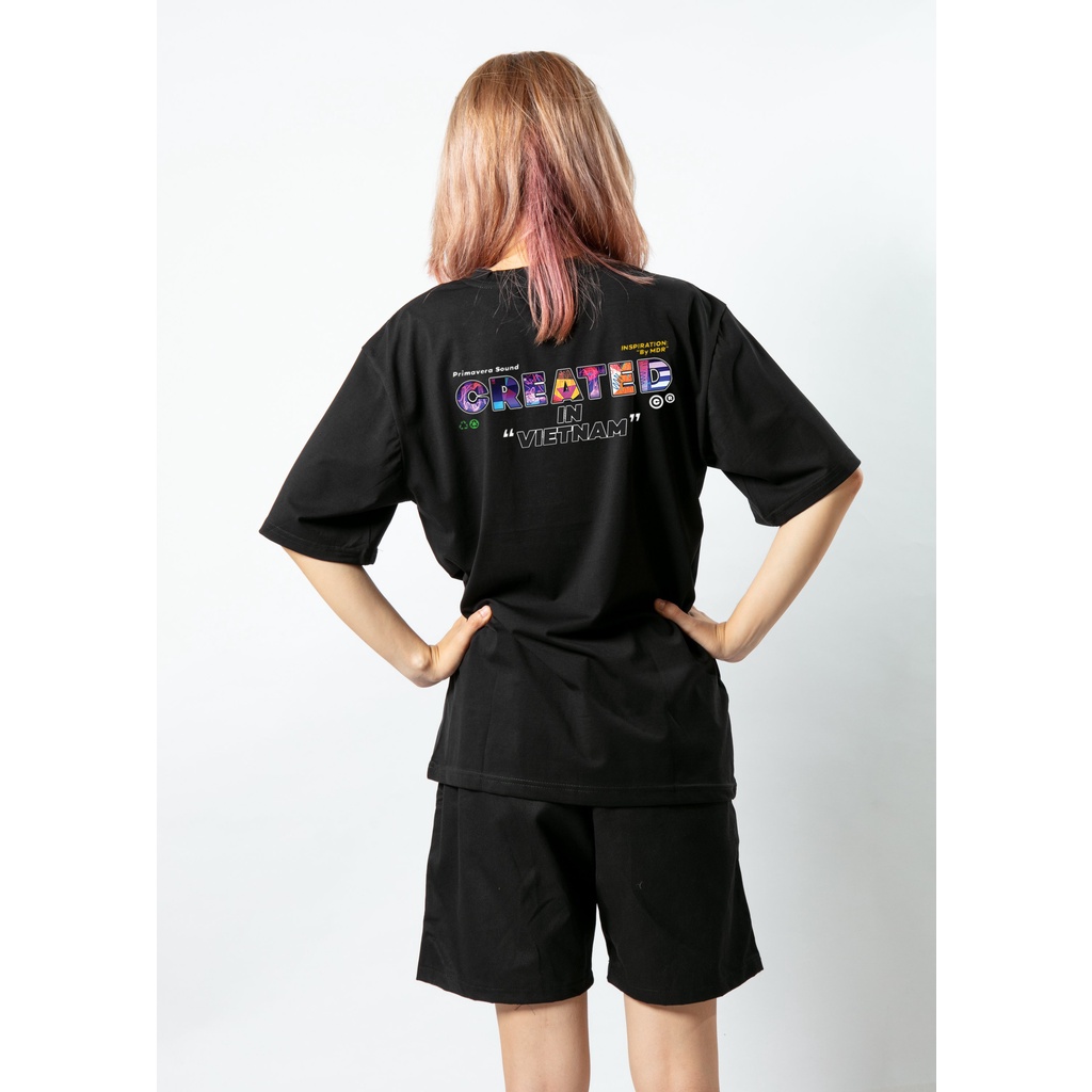 Áo thun form rộng tay lỡ unisex Phông Nam Nữ TEDDYINSPACE Local Brand Midori M Studio