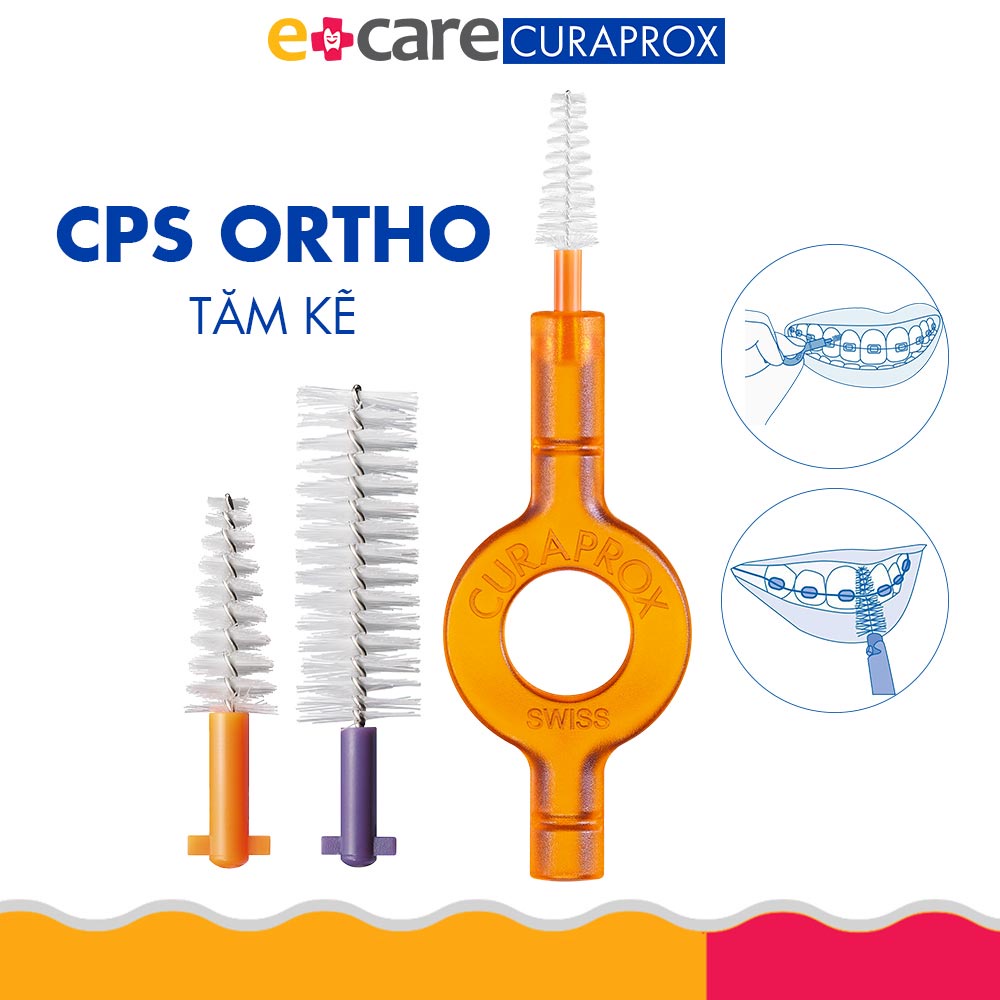 Tăm chải kẽ răng chỉnh nha Curaprox CPS Ortho