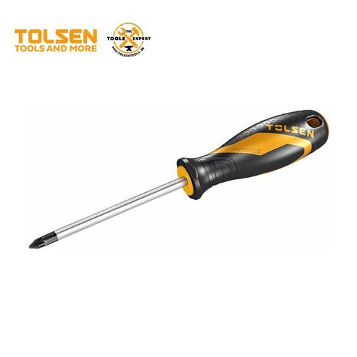 Tô vít cán mềm Tolsen  20006 PH0x75mm, 20007 PH1x100mm, 20008 PH2x150mm,  20009 PH3x150mm