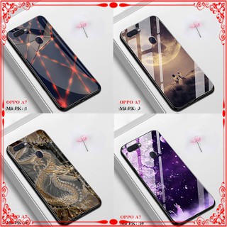 Ốp Oppo A7 - Ốp lưng kính Oppo A7