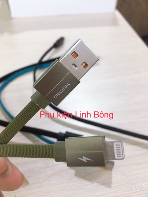 ( Lẻ=Sỉ) cáp ngắn iphone,samsung,typec bọc vải det,sạc nhanh siêu bền